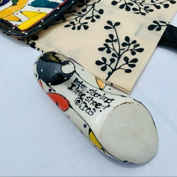 Vintage Robin Sterling Neiman Marcus rainbow 2003 Chips & Dip stiletto set - Picture 13 of 16